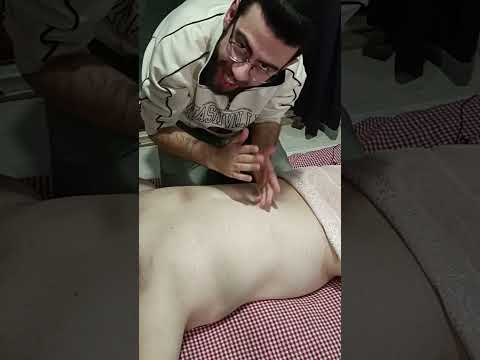 BACK THERAPY ASMR MASSAGE #shortvideo #massage #sleepsolution #asmr