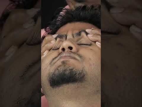 Satisfying Neck Crack And Satisfying Forehead Tapping With Head Massage ASMR #shorts