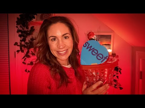 ASMR | Valentine’s Day Baskets 💕 Curated Treats, Candy & Fun Drinks 🍫💝