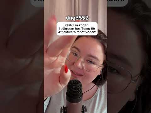 I samarbete med Temu 🎤 #temu #asmrshorts #temufynd #asmr #temufinds #temusweden #temusverige