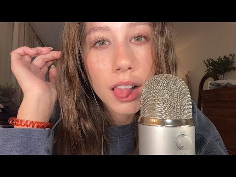 ASMR | Mouth Sounds, Rambles, Inaudible Whispers, Etc.