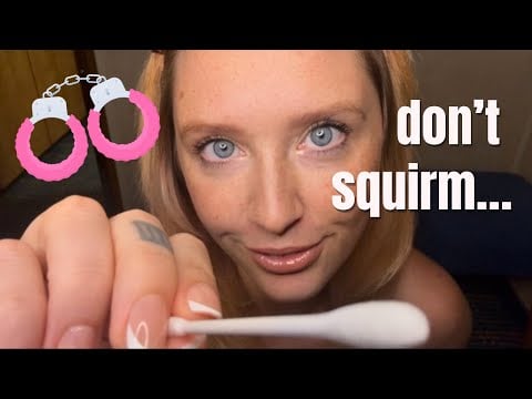 ASMR Weird Girl Ties You Up & Won’t Stop Tickling You 🤓 | Close-Up POV