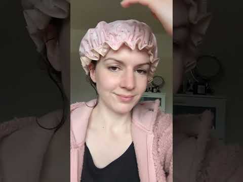 ASMR Shower cap scrunching #asmr #asmrscratching #asmrsounds