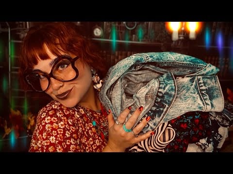 ASMR Dark & Cozy Thrift Store 🕯️🍁(Autistic Comfort Roleplay, Fall Vibes)