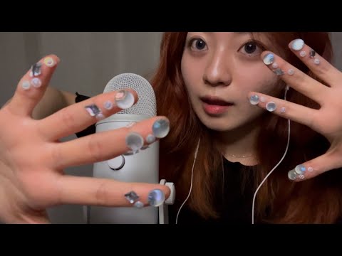 [ASMR] 손에 박힌 보석으로 여러 가지 물건 태핑💎 | Tapping with Gems on Hands