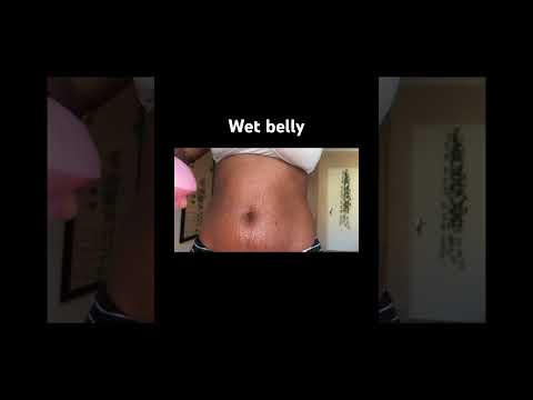 ASMR Wet Belly #asmr #belly #bellybutton