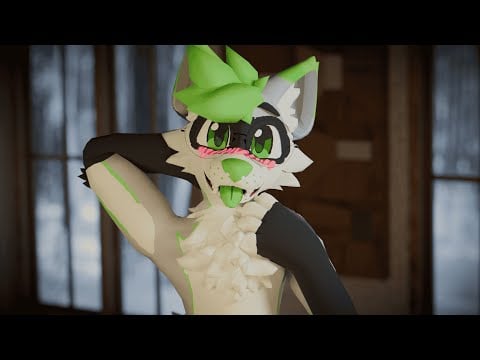 [Furry ASMR] Making out with your boyfriend in a cozy cabin | Mouth sounds | 2 Versions | No talking
