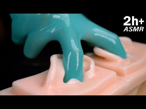 【ASMR】2時間も耳オイルマッサージするンゴwww (高音質, プニュグリップ, 耳かき)