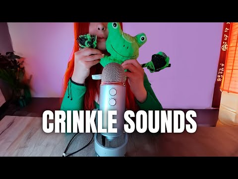 ASMR CRINKLE SOUNDS lentos y suaves para un sueño profundo (no talking)