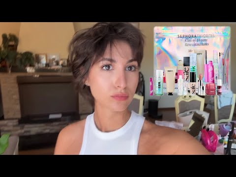 АСМР МАКИЯЖ ПРОДУКТАМИ SEPHORA FAVORITES часть 1