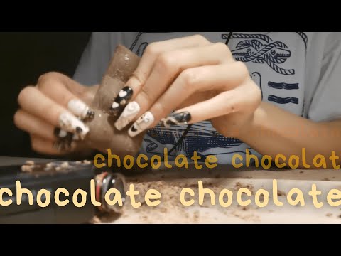 asmr | requested chocolate scratching (smoooth)