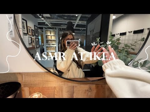 ASMR Tapping & Scratching Around Ikea *soft spoken*