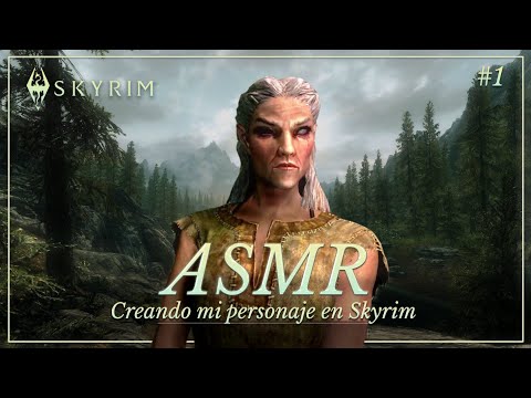 ASMR ✧ ¿Creamos a una elfa del bosque en Skyrim? | Skyrim (Special Edition) 🏹✨ [gameplay susurrado]