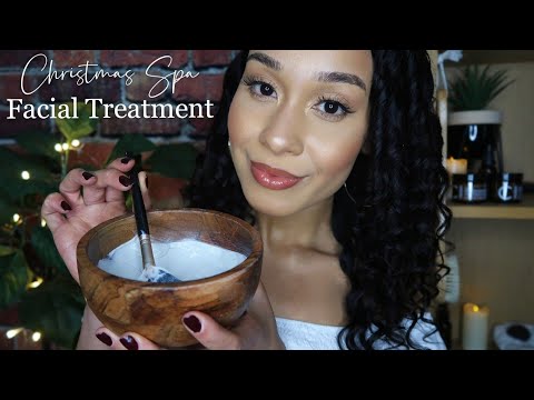 ASMR Christmas Spa Facial And Scalp Treatment RP Layered Sounds