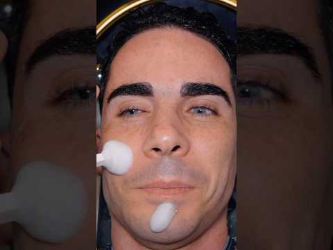 ASMR: Relaxing Lao Head Water Massage with Facial #shorts