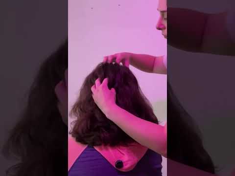 Tingly ASMR Head Massage, Gua Sha, Hair Pulling #headmassage #realpersonasmr #oddlysatisfying