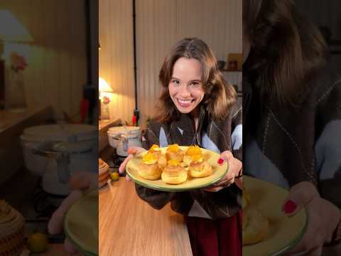 ASMR com Chuva não da pra Lagartear mas da pra fazer Sobremesa Chique de Bergamota ☂️