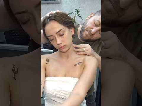 SO ENJOY FEMALE BODY MASSAGE #asmr #cracks #enjoy #tickle #femalemassage #sleep #relax #masaj #pijat