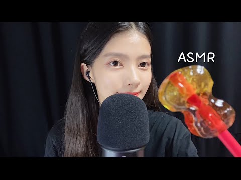 ASMR 피리스틱 롤리팝 이팅 사운드 (치아소리) / Pipe Stick Lollipop Eating Sounds