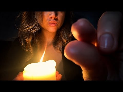 ASMR Clearing Your Mind for Sleep  | Guided Meditation | Hand Movements | Plucking 