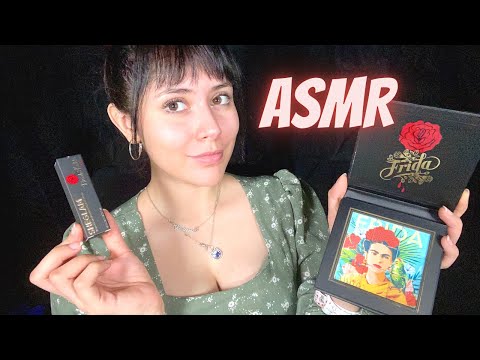 ASMR español ✨ MAQUILLAJE Y FRIDA KAHLO? :o makeup haul ft. @sheglam_official 💖