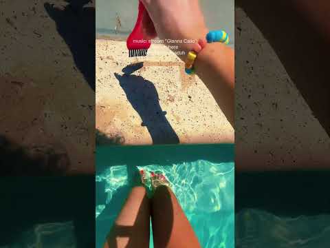 if I guess your battery percentage you’re out ASMR at the pool #asmr #lofiasmr #poolasmr #relax