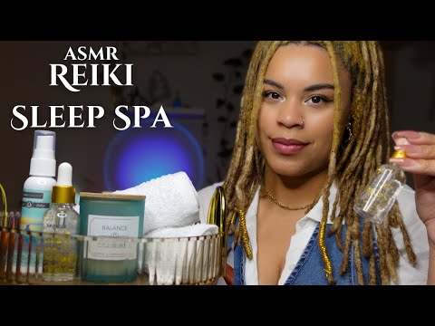 ASMR Reiki: Sleep Spa, POV Facial, Energy Healing. No Talking.