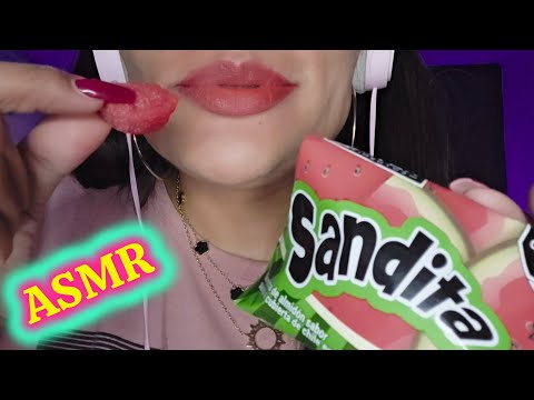 ASMR | GOMITAS 🍉| SONIDOS PEGAJOSOS ULTRA RELAJANTES 