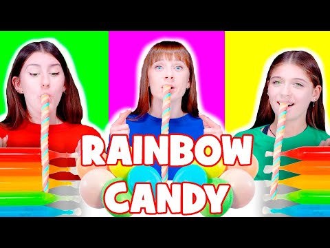 ASMR Sour Candy Race Eating Sounds Mukbang