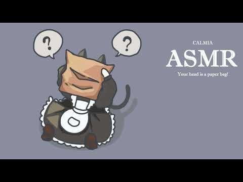 ୨୧✿ 5mins ASMR ✿୨୧ Your head is a PAPER BAG!｜no talking｜