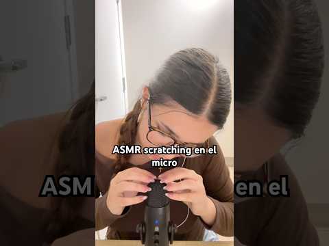 ASMR scratching en el micro 🎙️#asmr #asmrscratching #asmrsounds