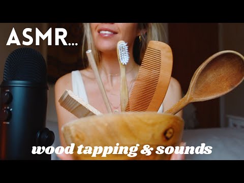 ASMR various WOOD TAPPING & WOOD SOUNDS 나무 소리