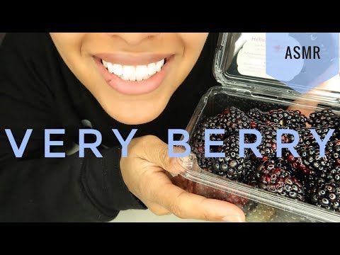 ASMR FRUIT | BLACKBERRIES | Soft Crunchy Eating Sounds | NO TALKING (LOOPED)