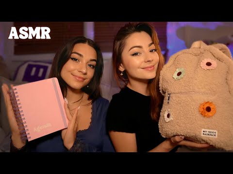 ✨ ASMR – Je prépare ton sac de rentrée avec ma petite sœur ✨