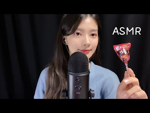 ASMR 콜라맛 막대사탕 이팅 사운드 / Lollipop Candy Eating Sounds, KOREAN ASMR