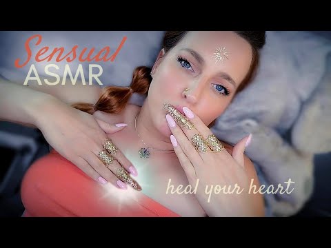 Sensual ASMR Bed POV | Reiki Heart Chakra Healing & Chest Tapping | Personal Attention & Relaxation