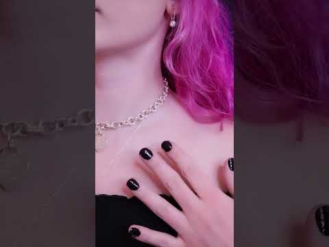 #shorts ASMR | collar tapping ♡ #asmr #relax #tingles #asmrtriggers #asmrtiktok