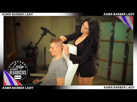 💈 ASMR Head Scratching by Barber Lady Helen