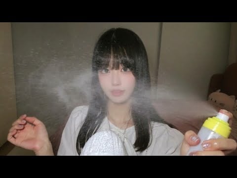 3D sound) 뇌 청소되는 듯한 극락의 미스트 물소리 ASMR💦