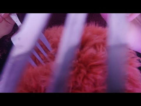 ASMR Beard Brushing With a Fork!!!! 🥲💈Only For Men 😎 (No Talking)