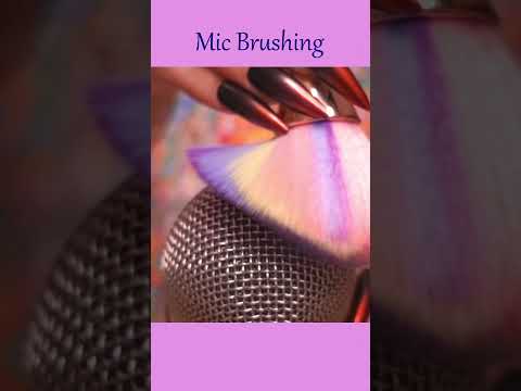 ASMR Mic Brushing ❤️ #asmr #shorts