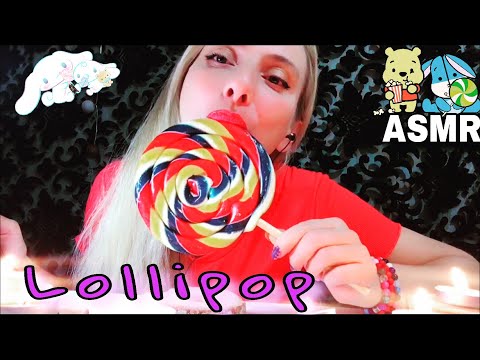 TÜRKÇE ASMR ~ LOLLİPOP 🍭 ~ ŞEKER ~ TRIGGERS 💤 MOUTH SOUNDS 👄