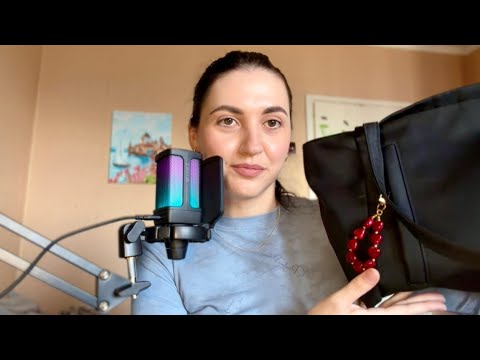 Асмр✨що в моїй сумочці👜Asmr what in my bag 🥰