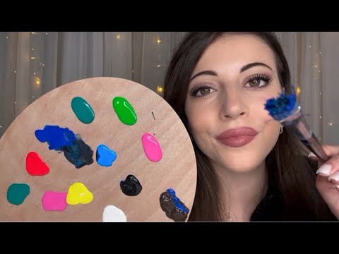 DIPINGO IL TUO CORPO PER RILASSARTI 😴 BODY PAINTING ASMR ita