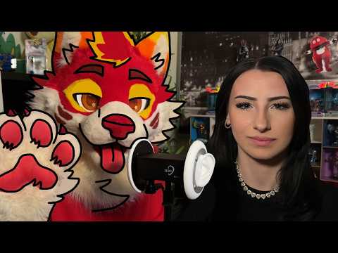 My First Furry ASMR Video with my Non-Furry Sister 🫂 (3DIO)
