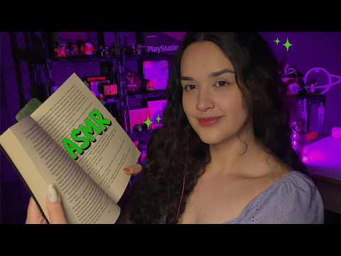 ASMR inaudível lendo um livro