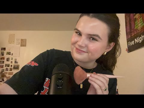 ASMR makeup themed triggers 💋💄🐷🌷💝💐👛