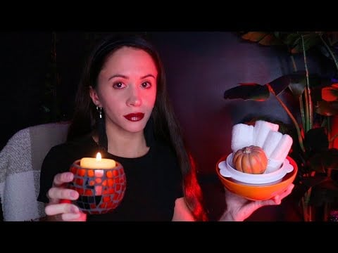 ASMR / The Haunted Spa (spooky spa treatment, personal attention)