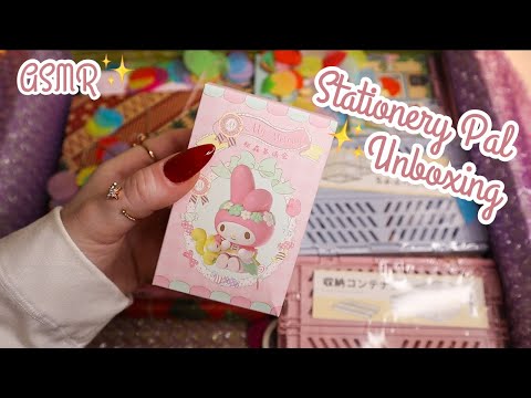 ASMR | Super Cute Stationery Pal Unboxing 💖 (+ a secret surprise 🤭)