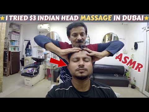 ASMR | I Tried $3  Indian Massage - Amazing Massage 🇦🇪